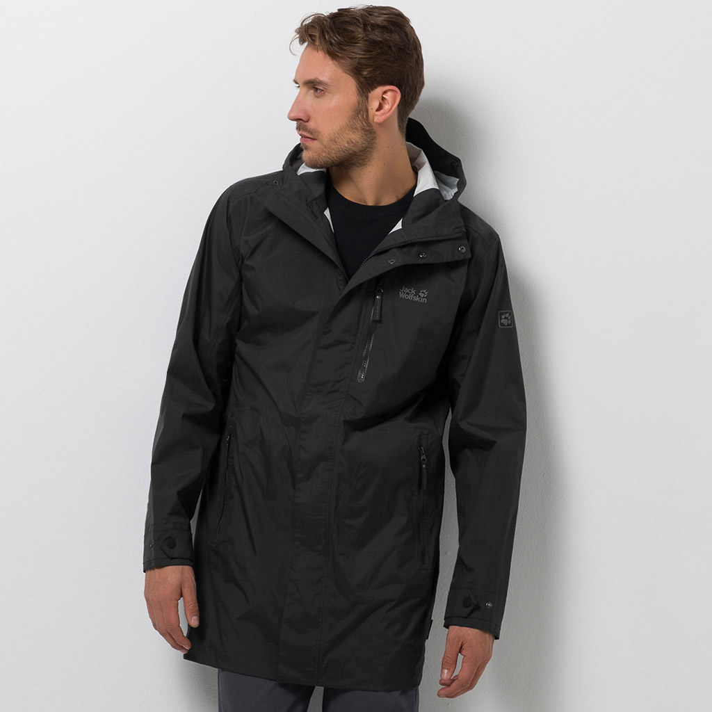 Jack Wolfskin Men's Crosstown Raincoat