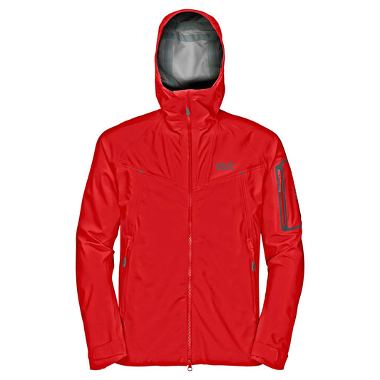 Jack Wolfskin Men's Exolight Jacket - Firey Red