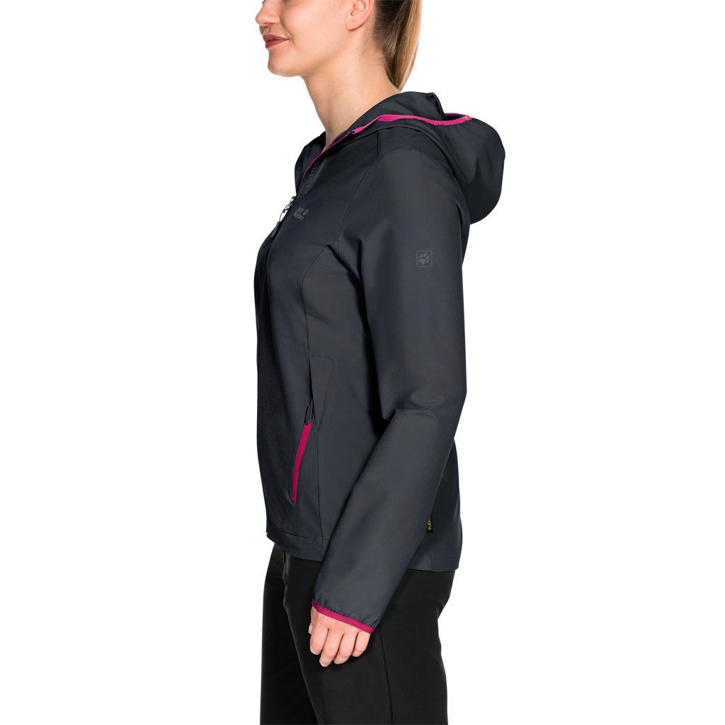 Jack Wolfskin Turbulence Jacket Women - Phantom