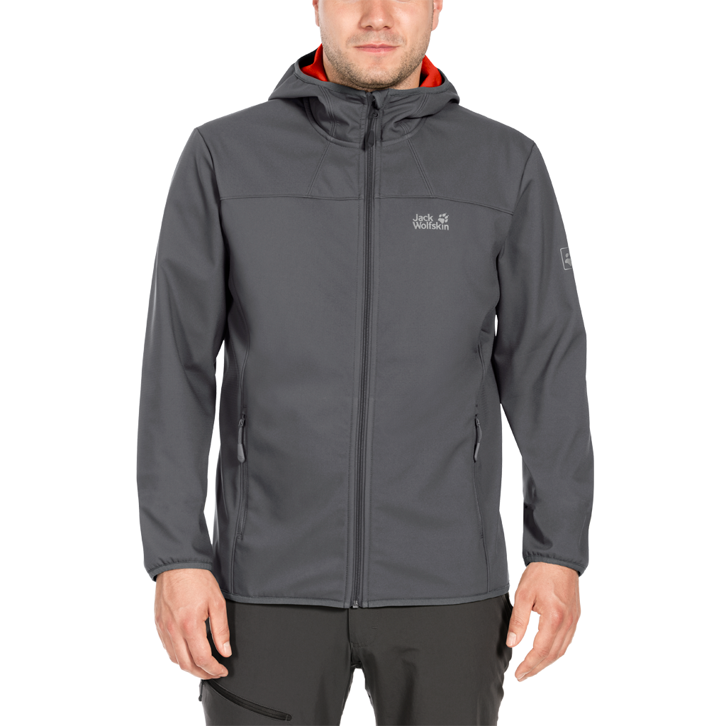 Jack Wolfskin Northern Point Softshell Jacket Men - Dark Iron