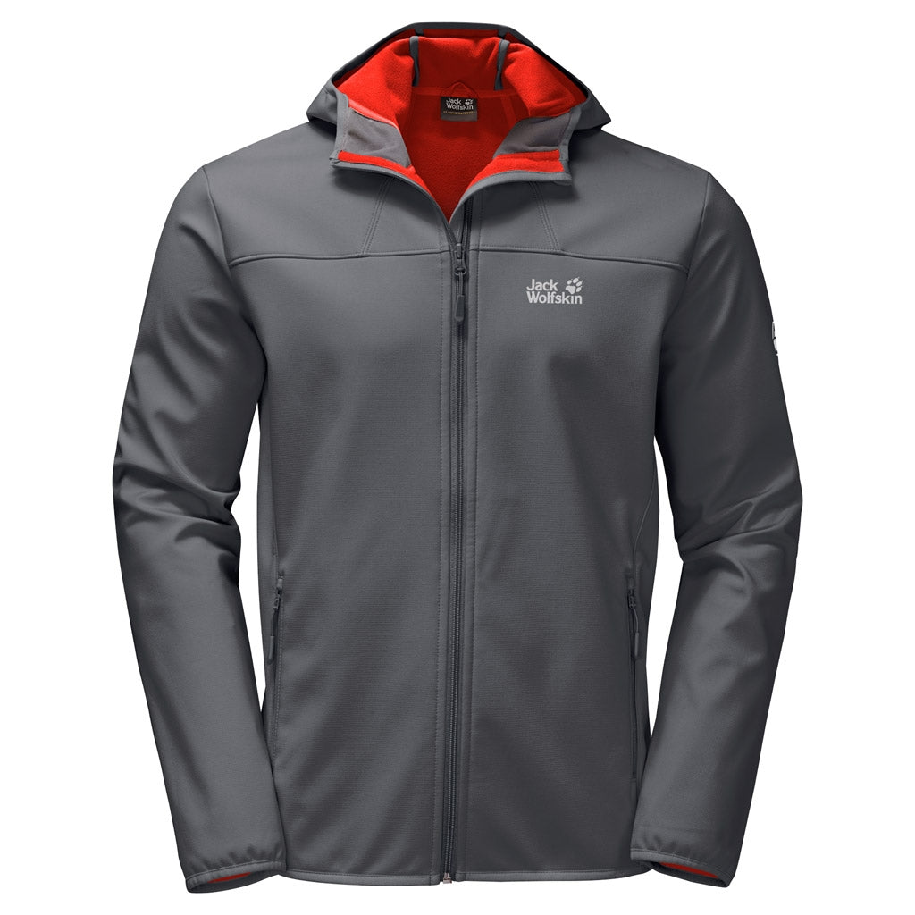 Jack Wolfskin Northern Point Softshell Jacket Men - Dark Iron