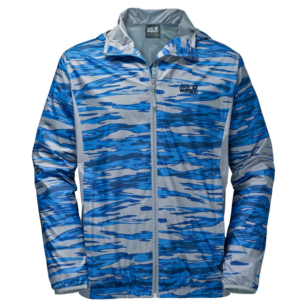 Jack Wolfskin Coastal Wave Jacket Men - Night Blue All Over