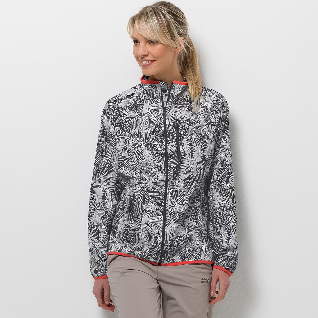 Jack Wolfskin Flyweight Jungle Jacket Women - Black All Over