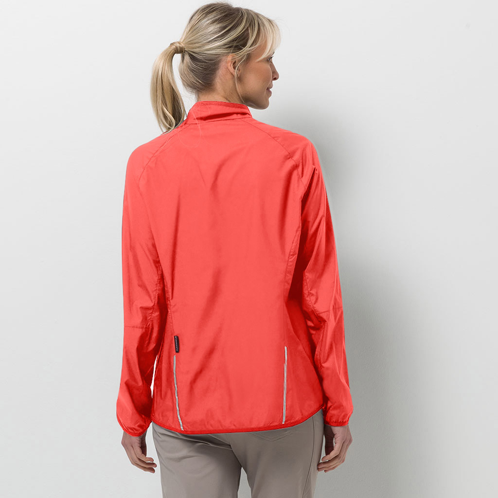 Jack Wolfskin Flyweight Ultralight Jacket Women - Hot Coral