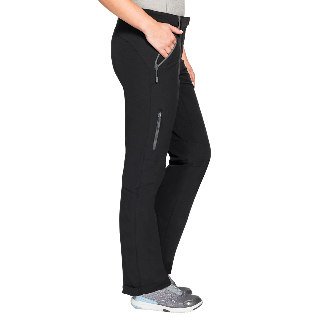 Jack Wolfskin Activate XT Softshell Pants Women - Black