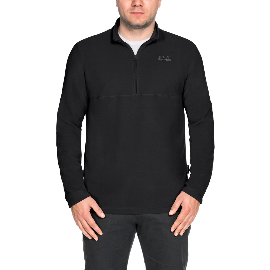 Jack Wolfskin Gecko Fleece Jumper Men - Black