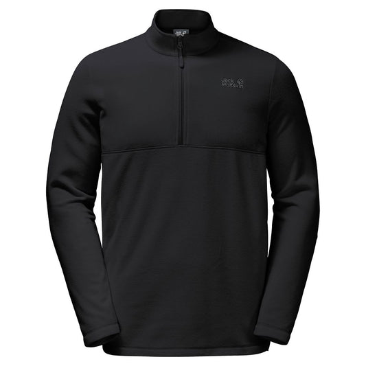 Jack Wolfskin Gecko Fleece Jumper Men - Black