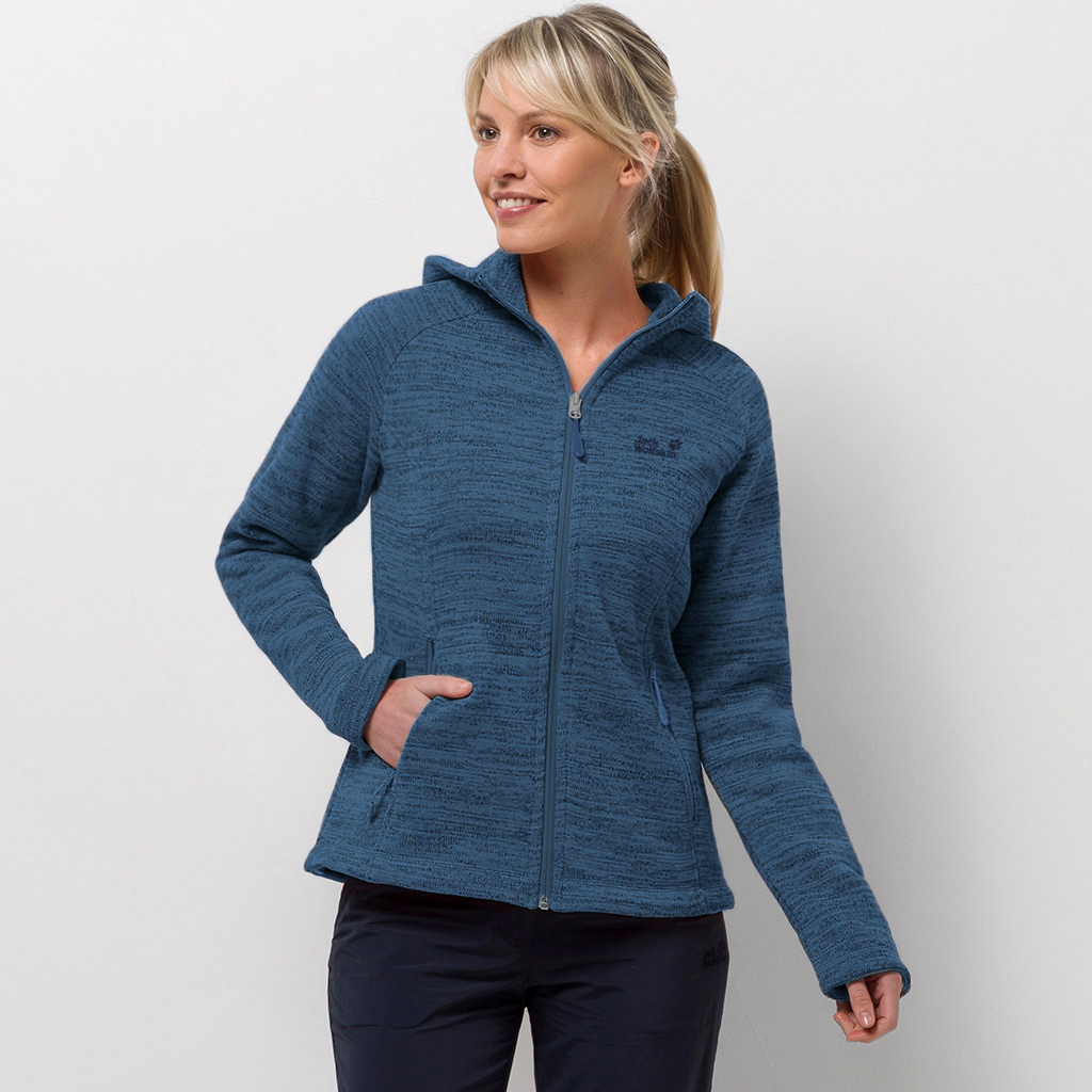 Jack Wolfskin Aquila Hooded Jacket Women - Ocean Wave