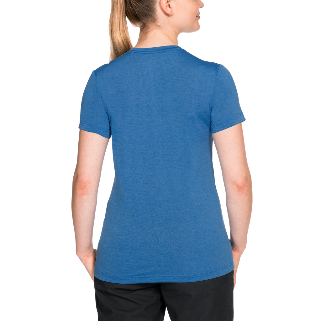 Jack Wolfskin Women Crosstrail T-Shirt - Wave Blue