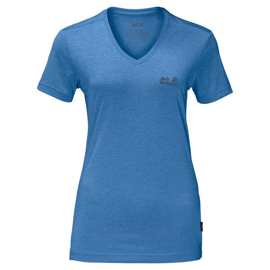 Jack Wolfskin Women Crosstrail T-Shirt - Wave Blue