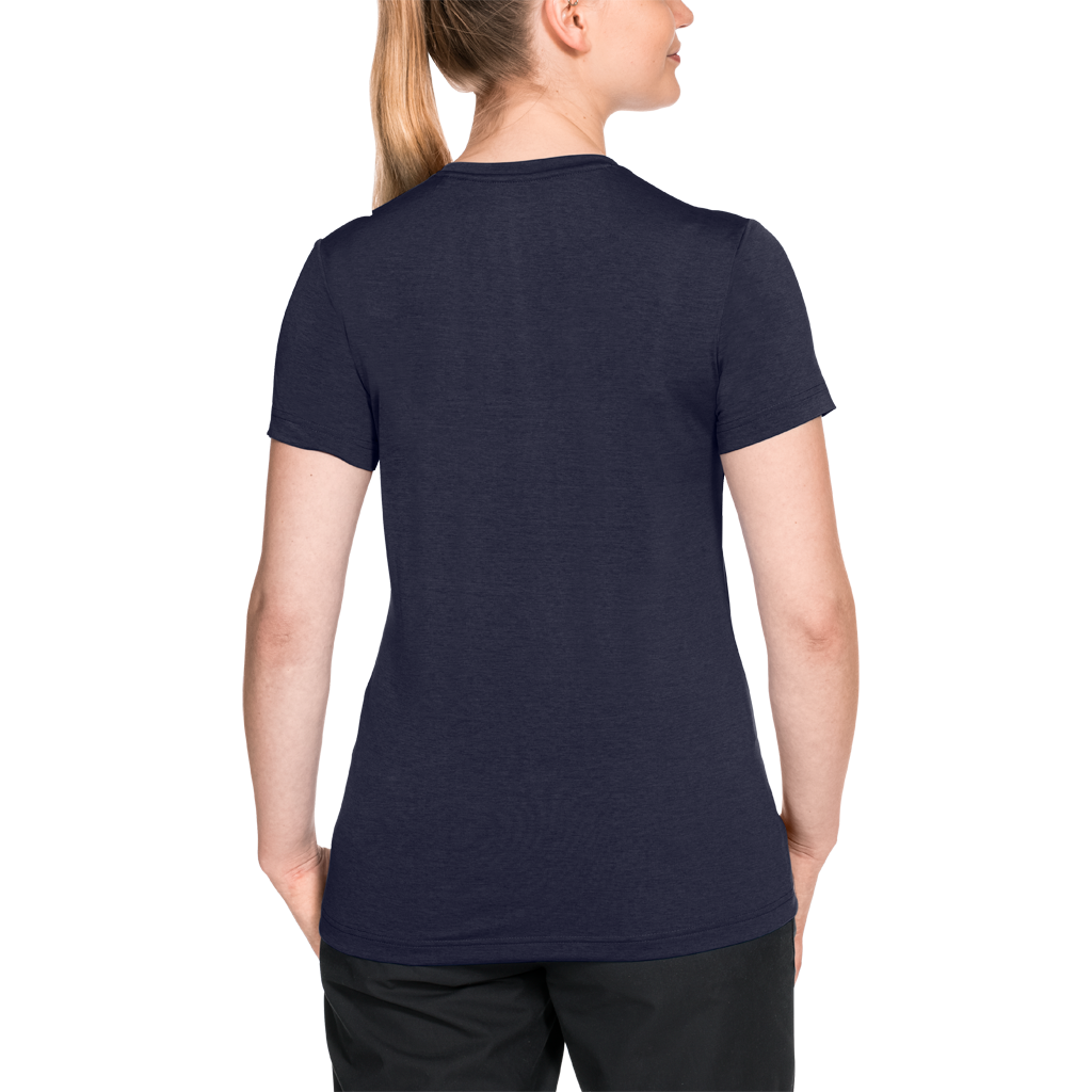 Jack Wolfskin Women Crosstrail T-Shirt - Midnight Blue