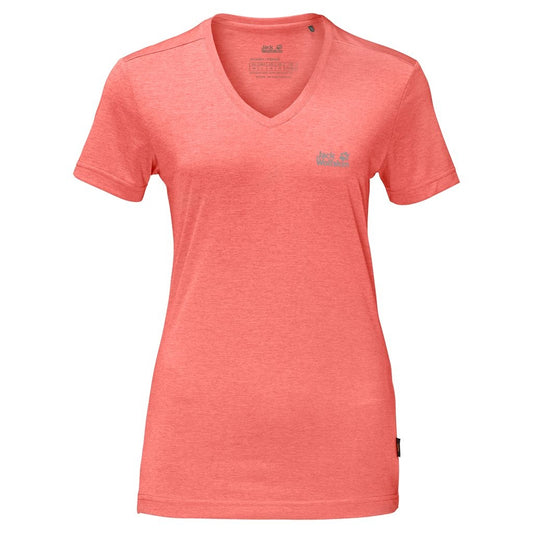 Jack Wolfskin Women Crosstrail T-Shirt - Flamingo