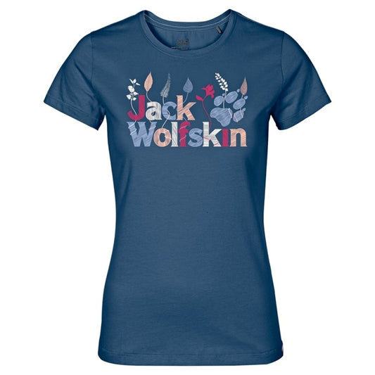 Jack Wolfskin Women Brand T-Shirt - Ocean Wave