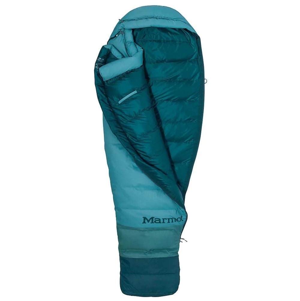 Marmot Women's Angel Fire TL Sleeping Bag (-4° C) - Blue Agave/Dark Agave - LZ