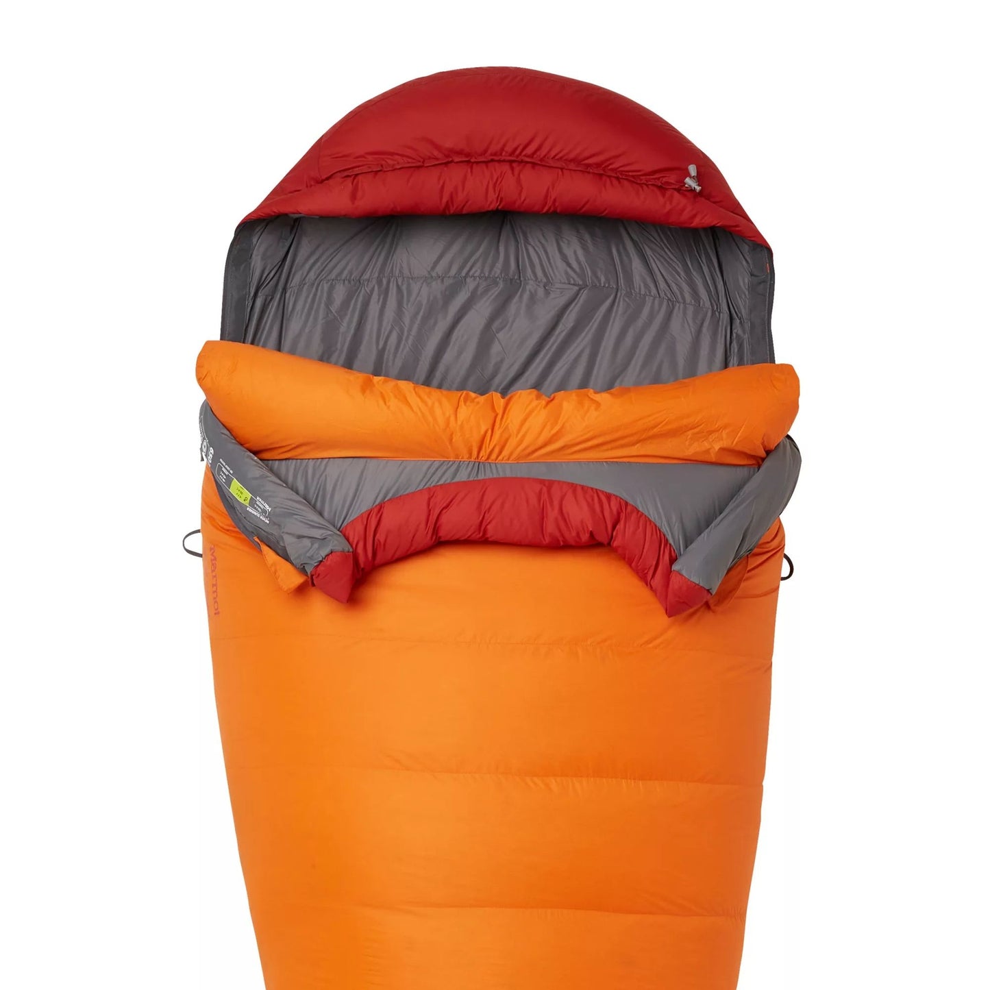 Marmot Never Summer (-18°C) 650 Fill Down Sleeping Bag - Tangelo/Auburn