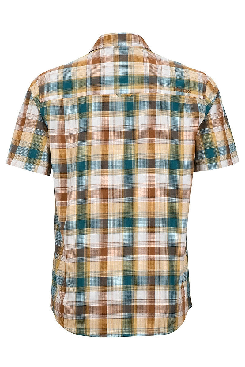 Marmot Men's Notus Short Sleeve (SS) Shirt - Dark Maple