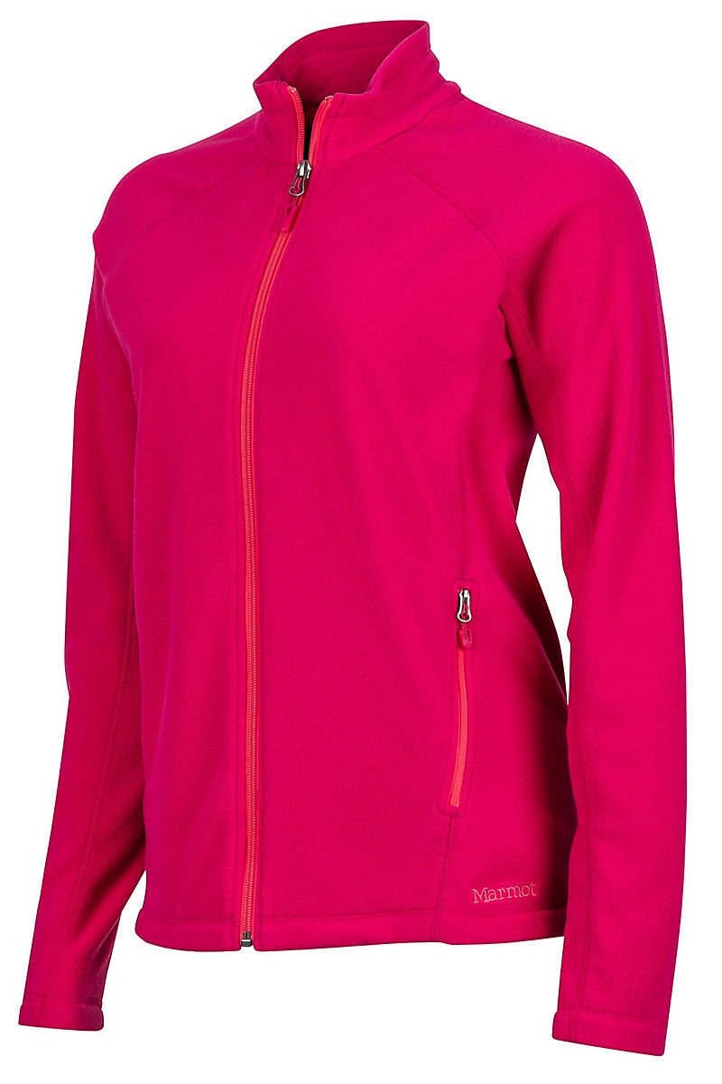 Marmot Women's Rocklin Full Zip Fleece Jacket - Sangria