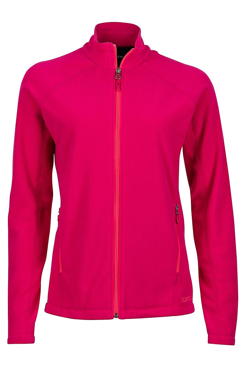 Marmot Women's Rocklin Full Zip Fleece Jacket - Sangria