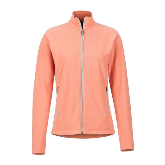 Marmot Women's Rocklin Full Zip Fleece Jacket - Coral Pink