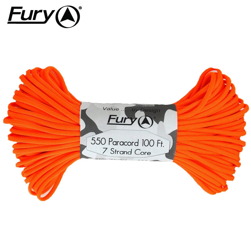 Fury Paracord 30m - Neon Orange