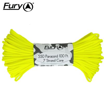 Fury Paracord 30m - Neon Yellow