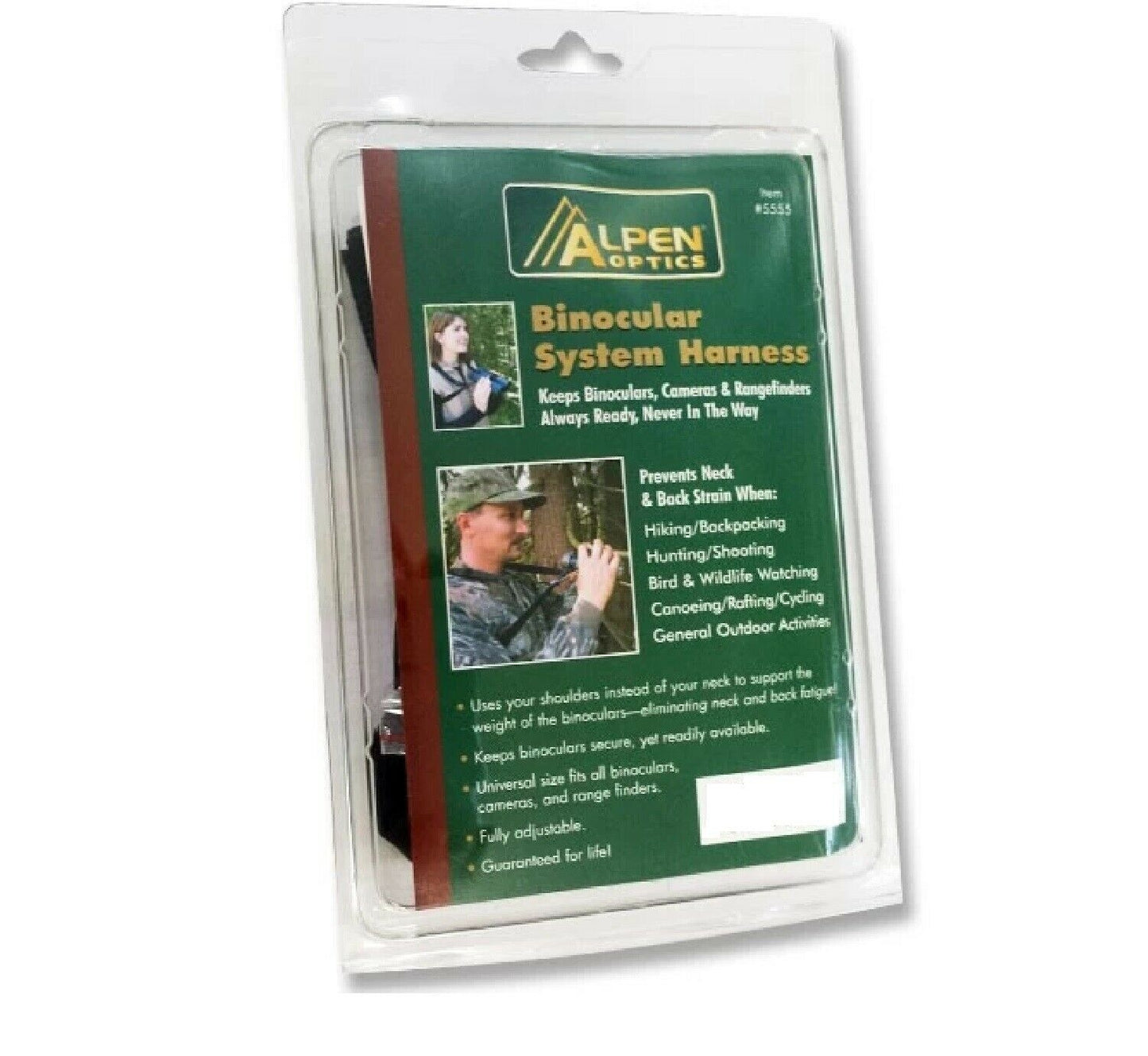 Alpen Binocular System Carry Harness Black (AA5555)