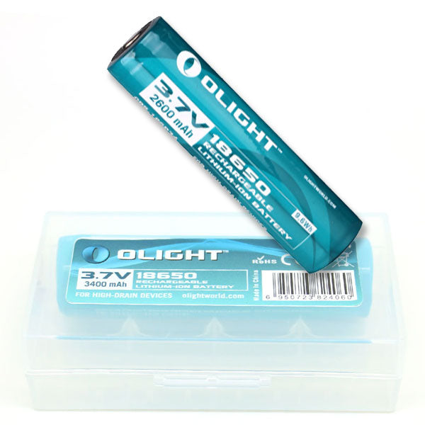 Olight 2600mAh 18650 protected Li-ion rechargeable battery