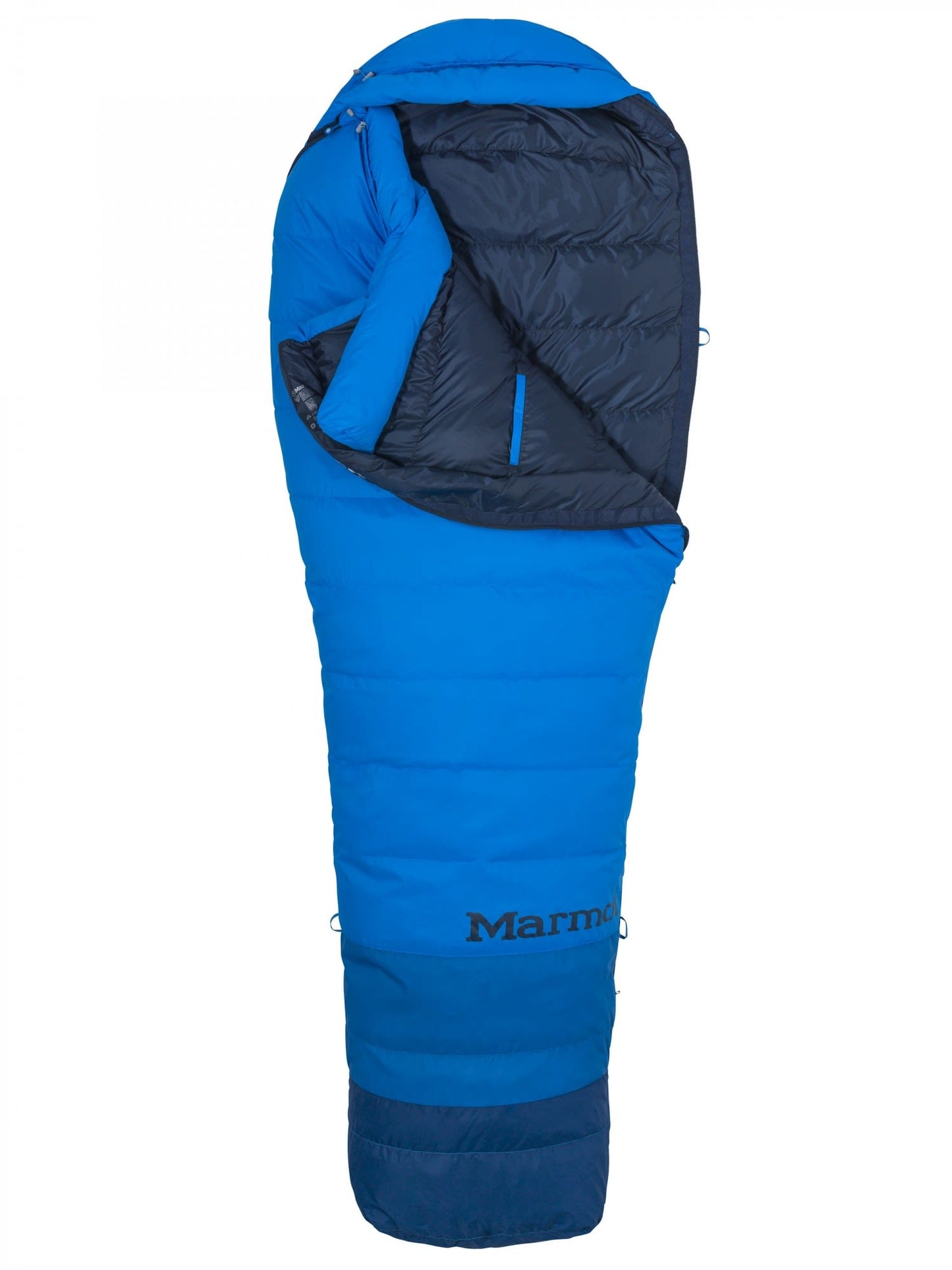 Marmot Sawtooth TL (-9°C) 650 Fill Recycled Down Sleeping Bag - Cobalt Blue/Classic Blue - LZ