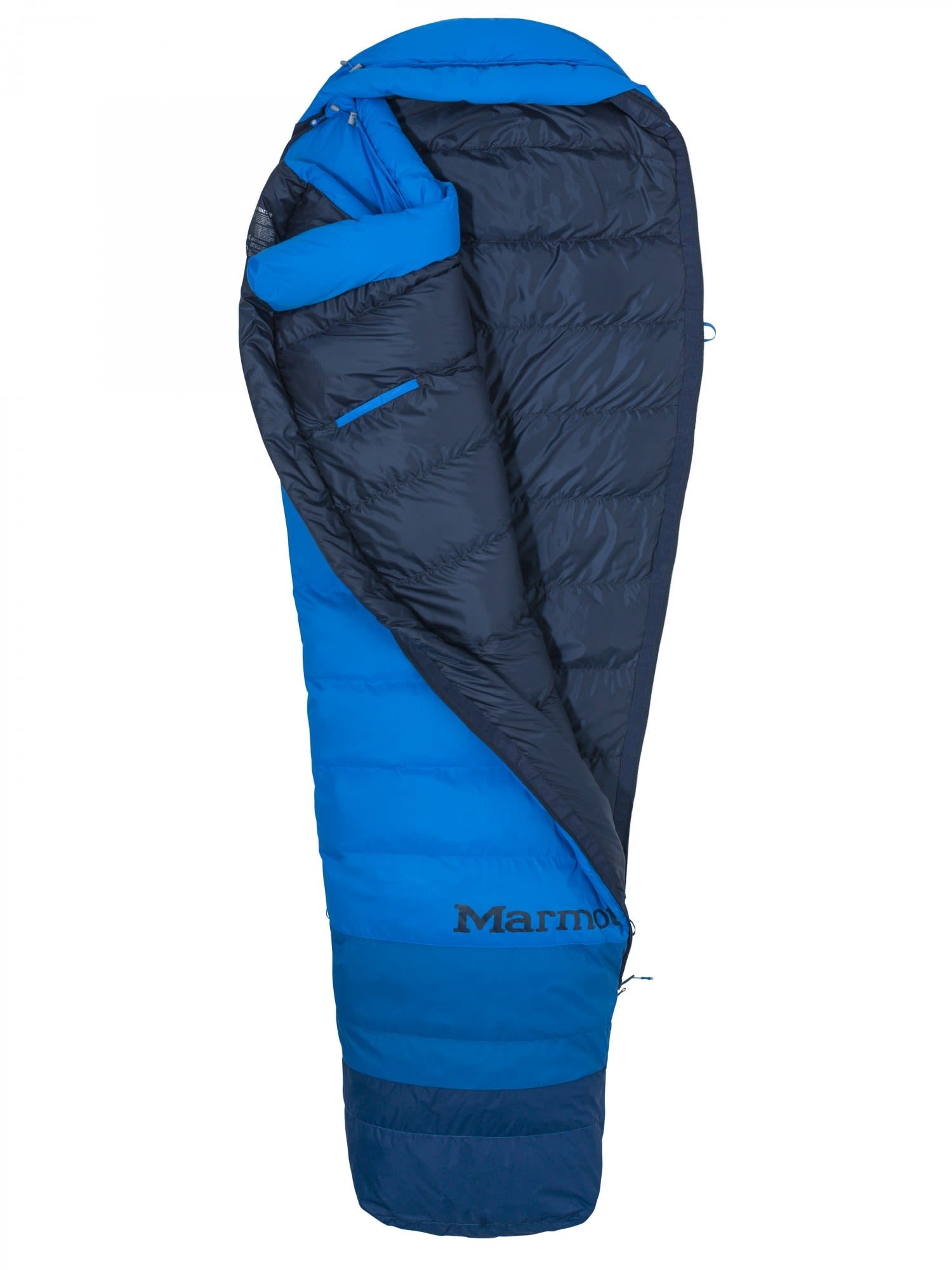 marmot sawtooth schlafsack Marmot Sawtooth TL Down Sleeping Bag Cobalt Blue Regular