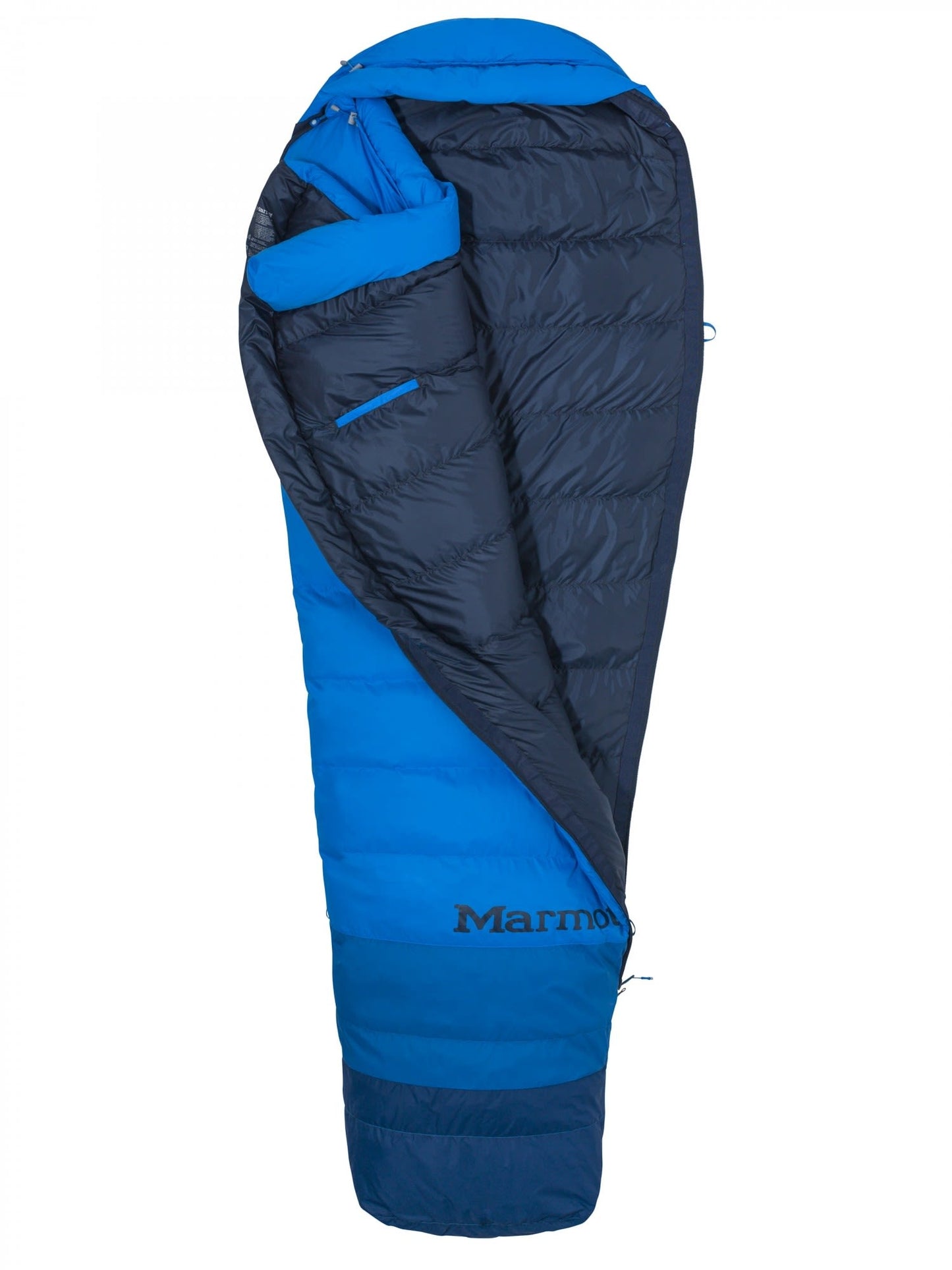 Marmot Sawtooth TL (-9°C) 650 Fill Recycled Down Sleeping Bag - Cobalt Blue/Classic Blue - LZ