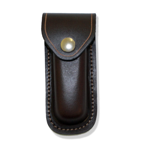 Leather Moulded Vertical Pocket Knife Pouch - 110mm