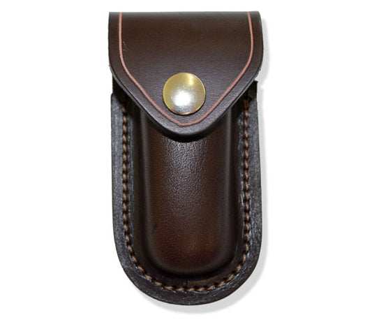 Leather Moulded Vertical Pocket Knife Pouch - 90mm