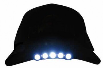 Plain Black LED Cap